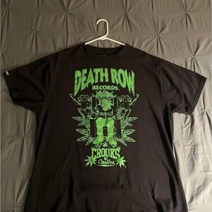 Crooks & Castles Black and Green Graphic T-Shirt